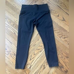 Lululemon Align Pant in Black Nulu Fabric, 25” Inseam, Size 10